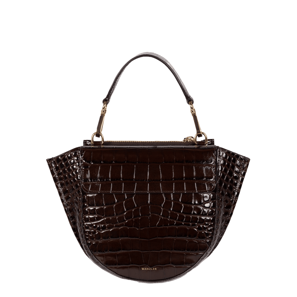 ホルテンシア ミニ ハンドバッグ クロコ型押し - SOIL CROCO ホルテンシア ミニ ハンドバッグ クロコ型押し - SOIL CROCO