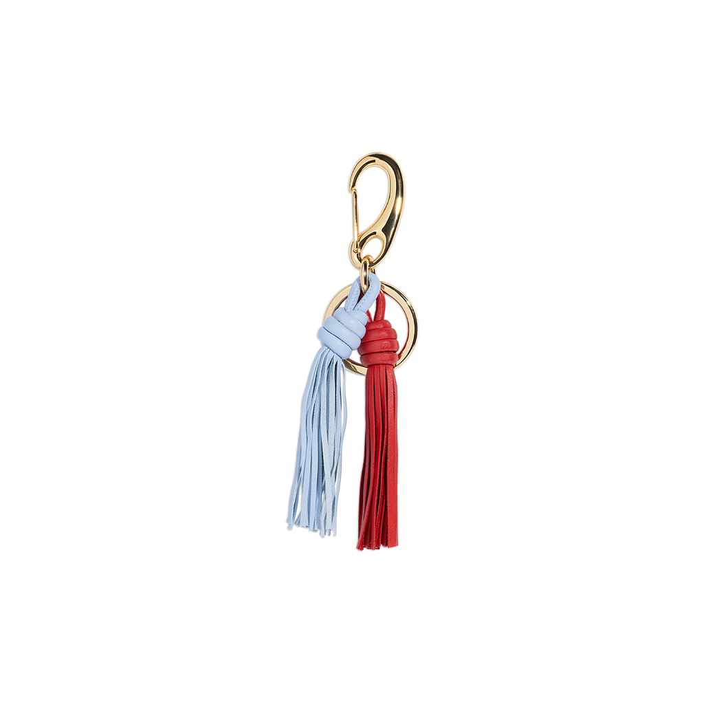 タッセルバッグチャーム‼️   No.762 ダブルタッセル バッグチャーム - AIR_CRANBERRY | 【Wandler