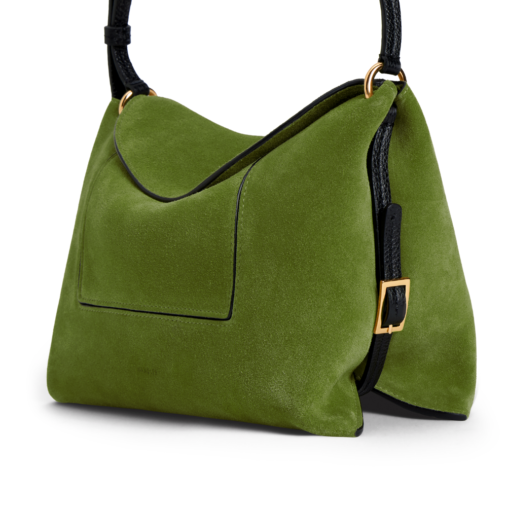 ペネロペ スラウチバッグ スエード - Verde Suede