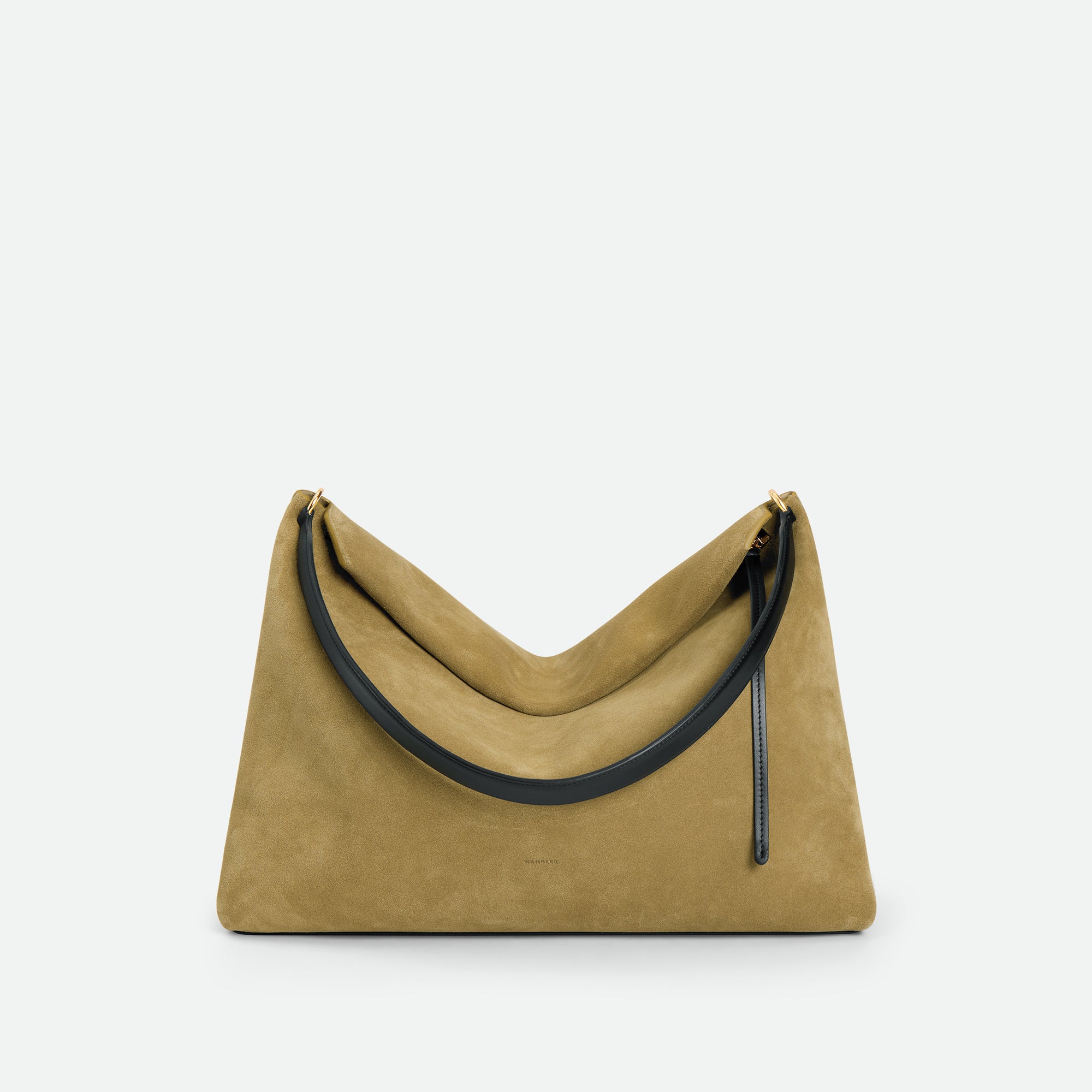 ペネロペ トートバッグ - KHAKI SUEDE_BLACK