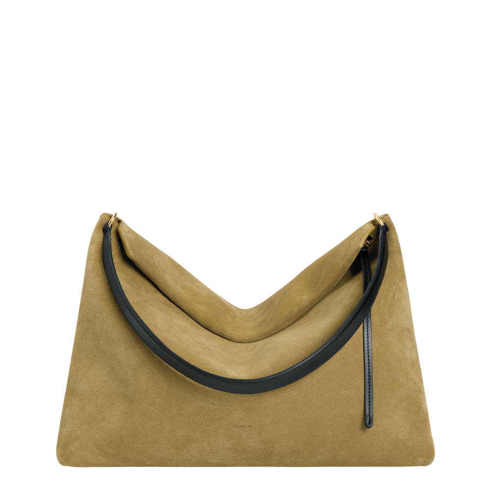 ペネロペ トートバッグ - KHAKI SUEDE_BLACK