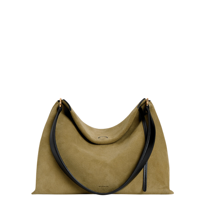 ペネロペ トートバッグ スモール - KHAKI SUEDE / BLACK