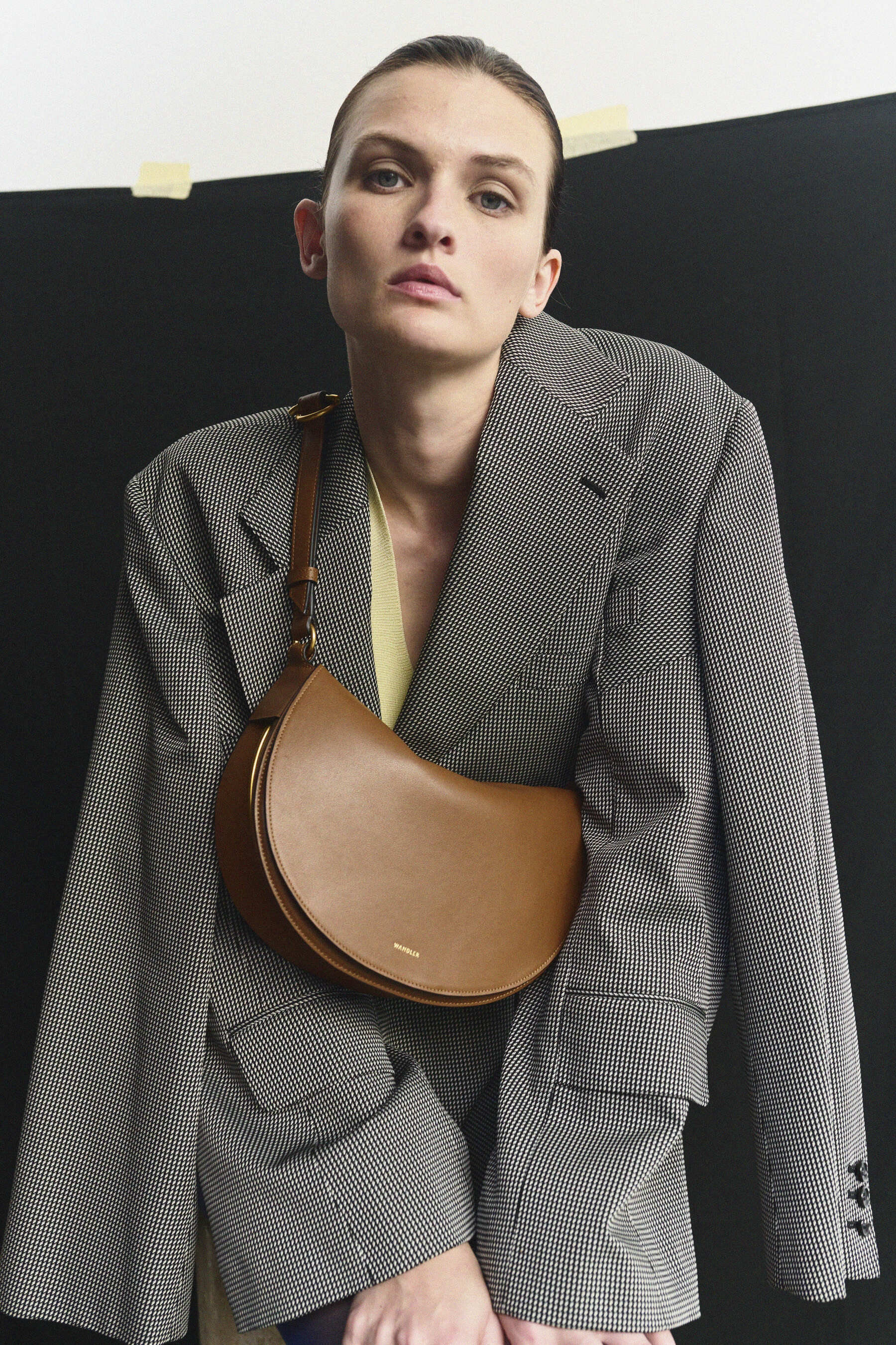 ケイト ビッグ ショルダーバッグ - SADDLE