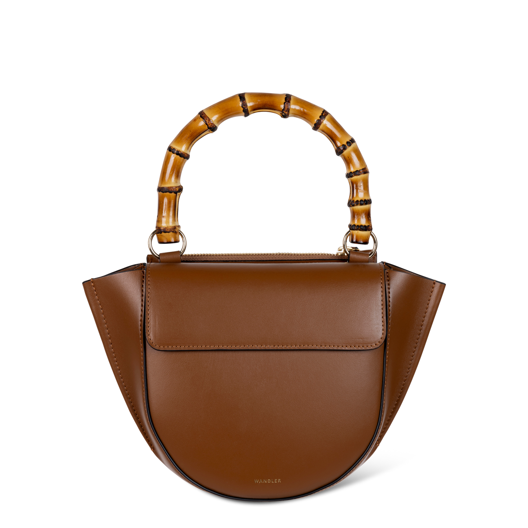 【国内発送】Wandler ショルダーバッグ ミニ ホルテンシア ミニ ハンドバッグ - SADDLE_BAMBOO | 【Wandler