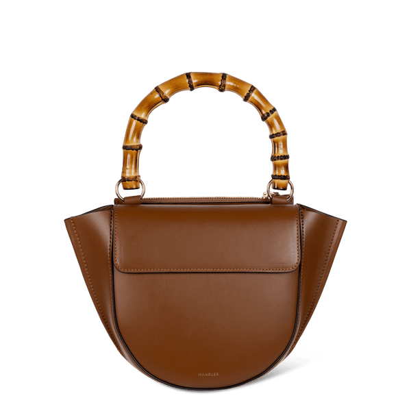 ホルテンシア ミニ ハンドバッグ - SADDLE_BAMBOO | 【Wandler ホルテンシア ミニ ハンドバッグ - SADDLE_BAMBOO | 【Wandler