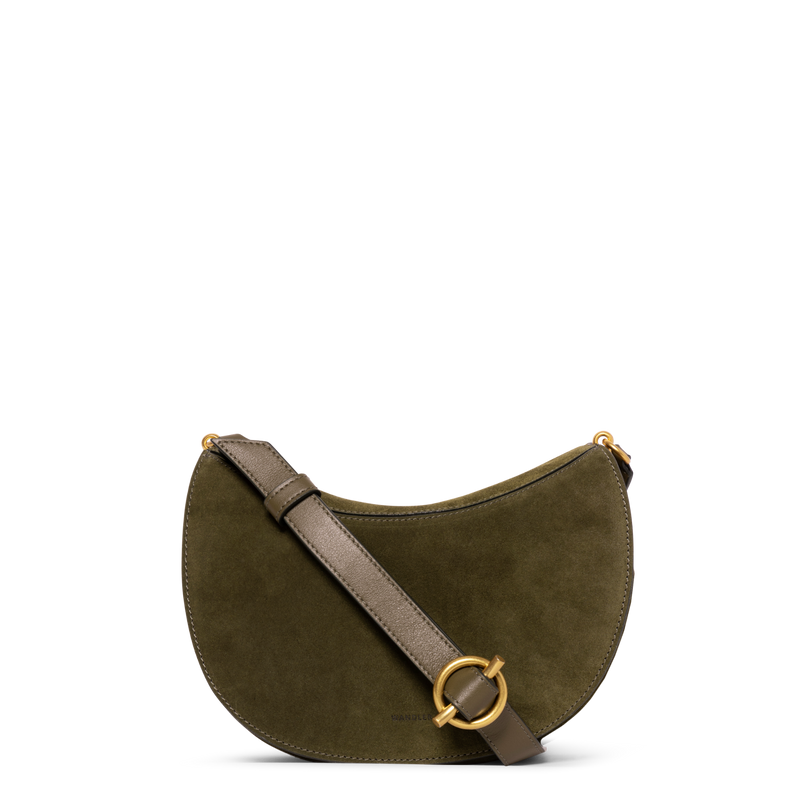 ケイト ショルダーバッグ - OLIVE SUEDE