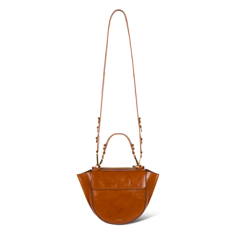 ホルテンシア ミニ アイレット ハンドバッグ - COGNAC