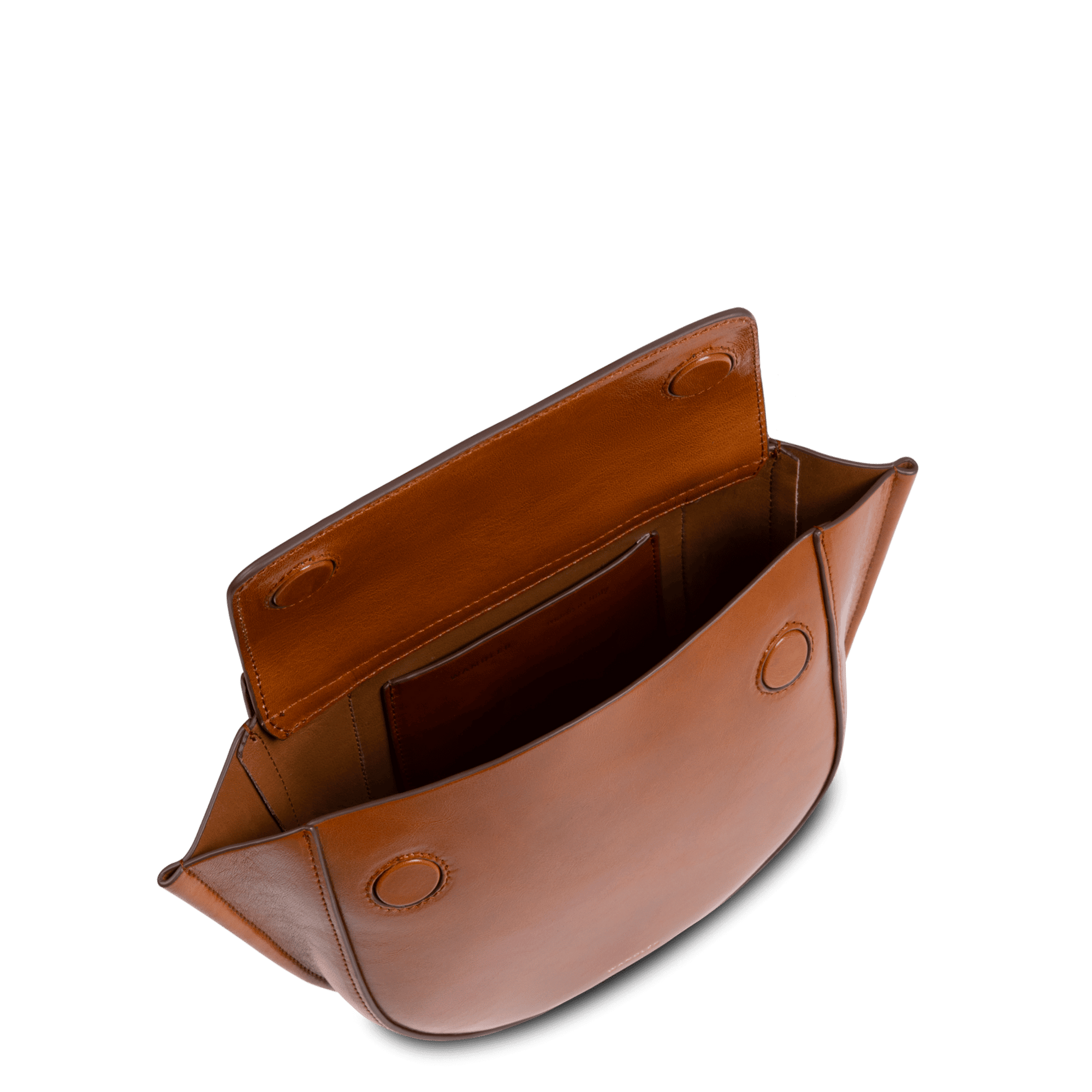ホルテンシア ミニ アイレット ハンドバッグ - COGNAC