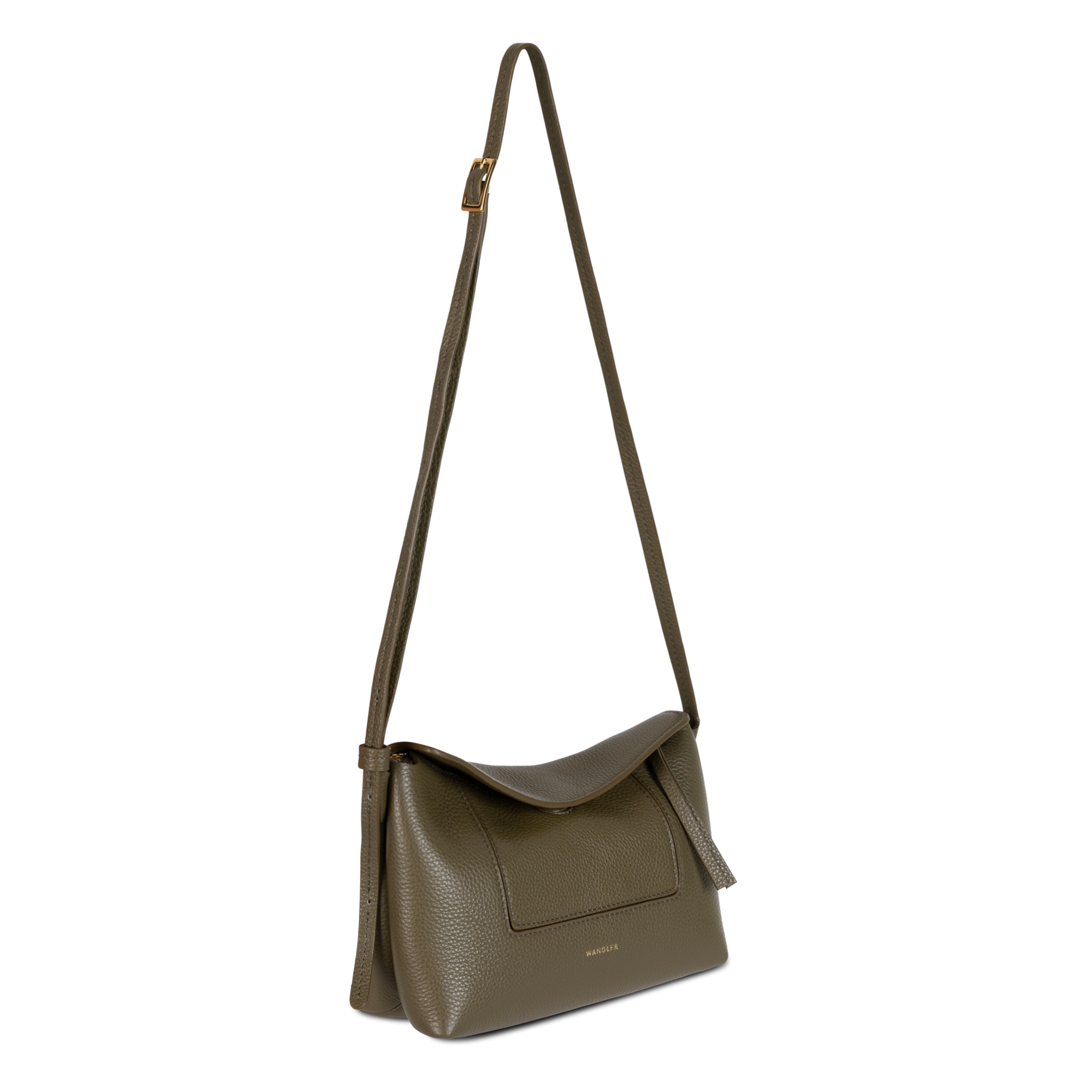 ペネロペ スラウチバッグ ミニ - OLIVE CRUST | 【Wandler ペネロペ スラウチバッグ ミニ - OLIVE CRUST | 【Wandler