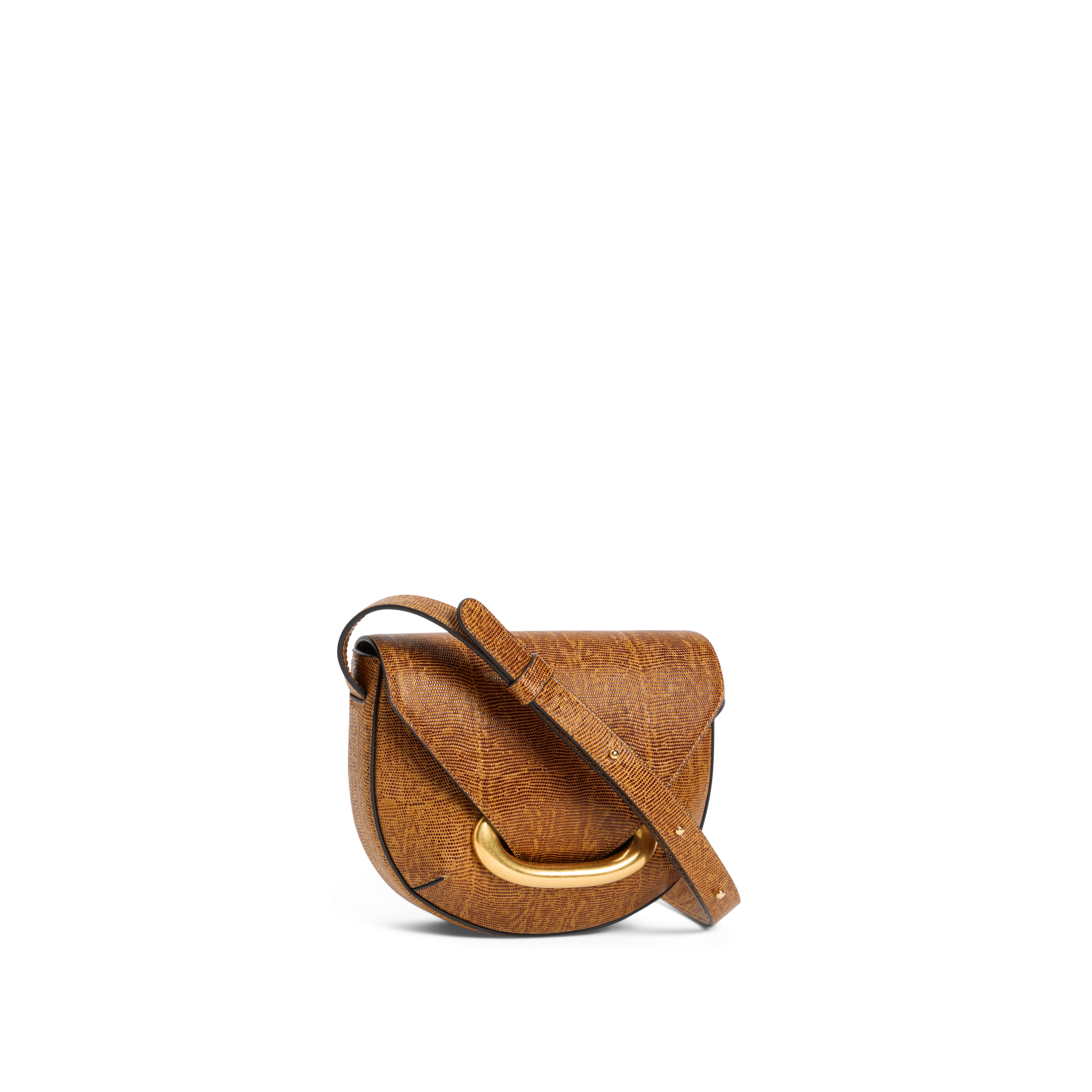 ヴェネト クロスボディバッグ スモール - TABACCO LIZZARD