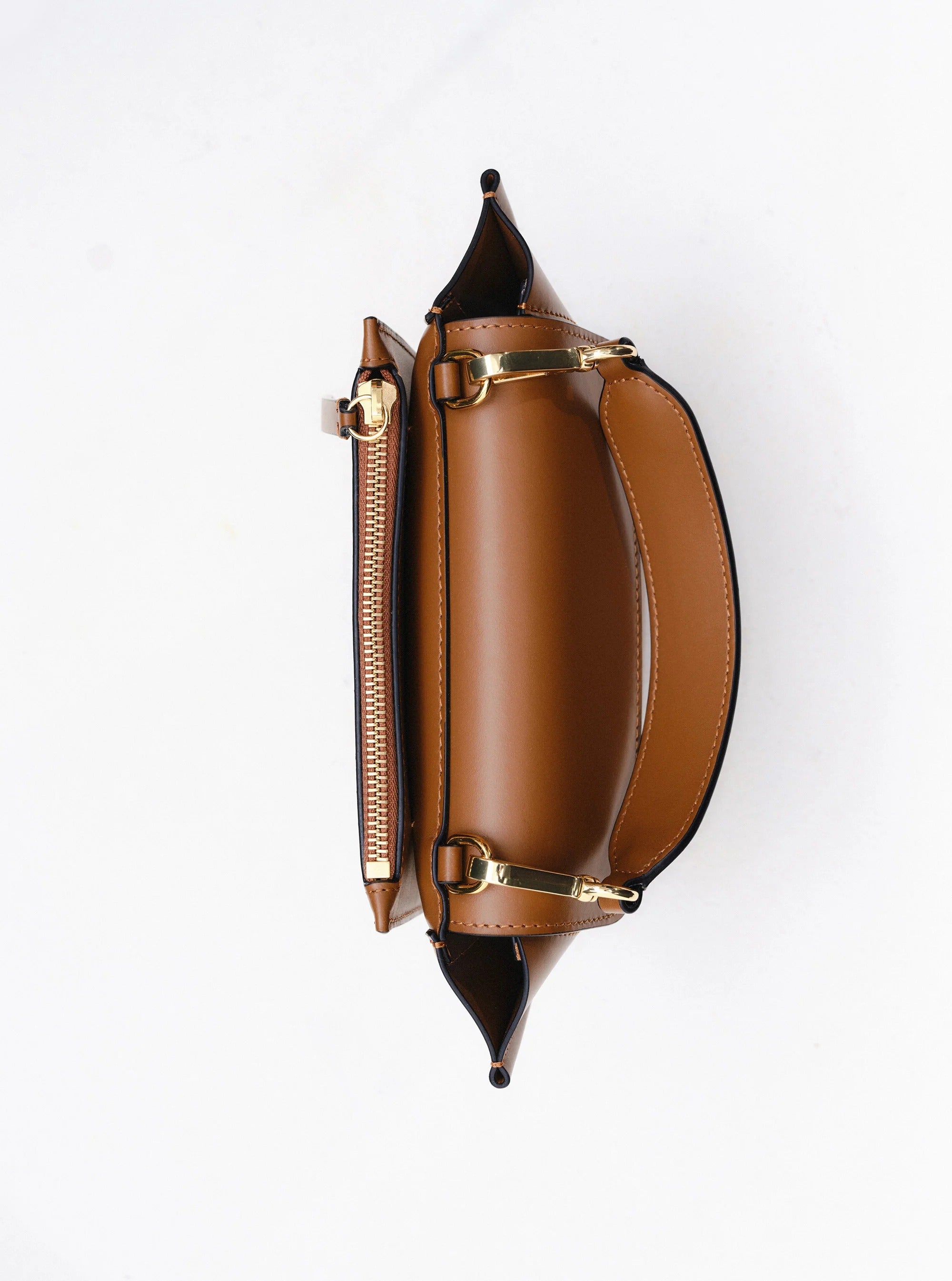 ホルテンシア ミディアム ハンドバッグ - SADDLE | 【Wandler