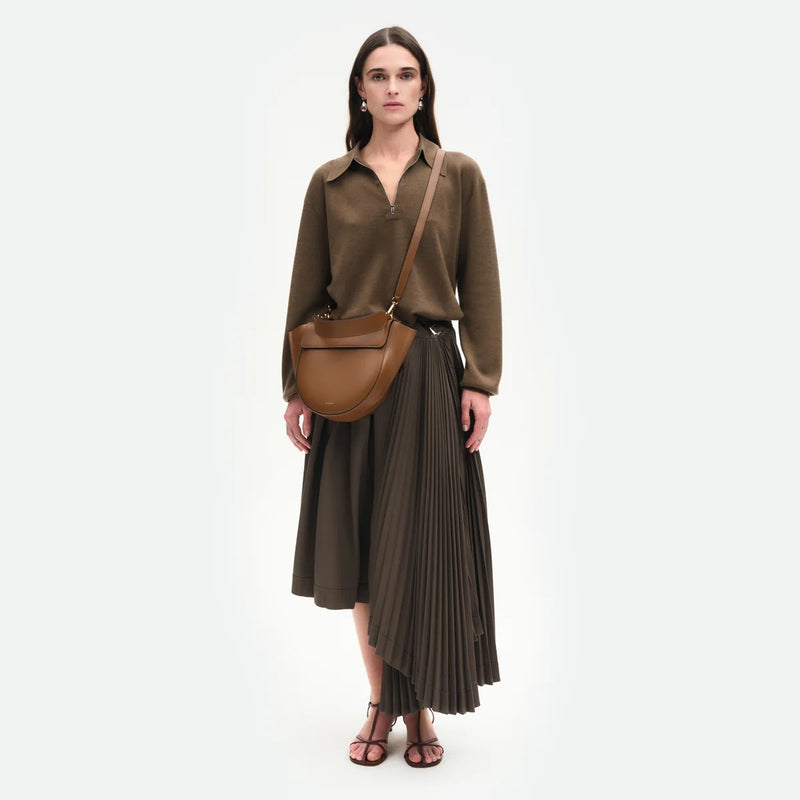 ホルテンシア ミディアム ハンドバッグ - SADDLE