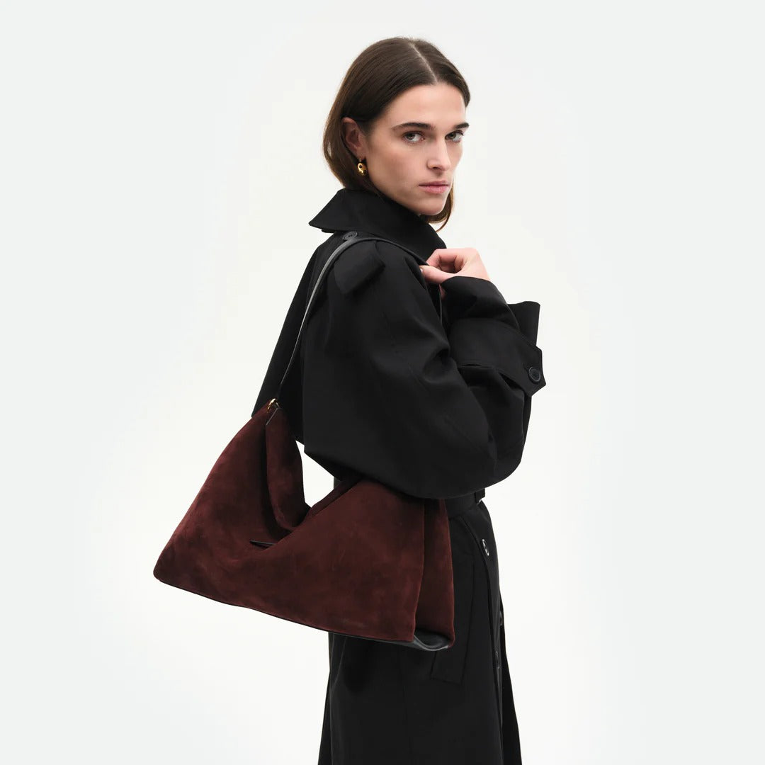 ペネロペ トートバッグ - ACAI SUEDE_BLACK