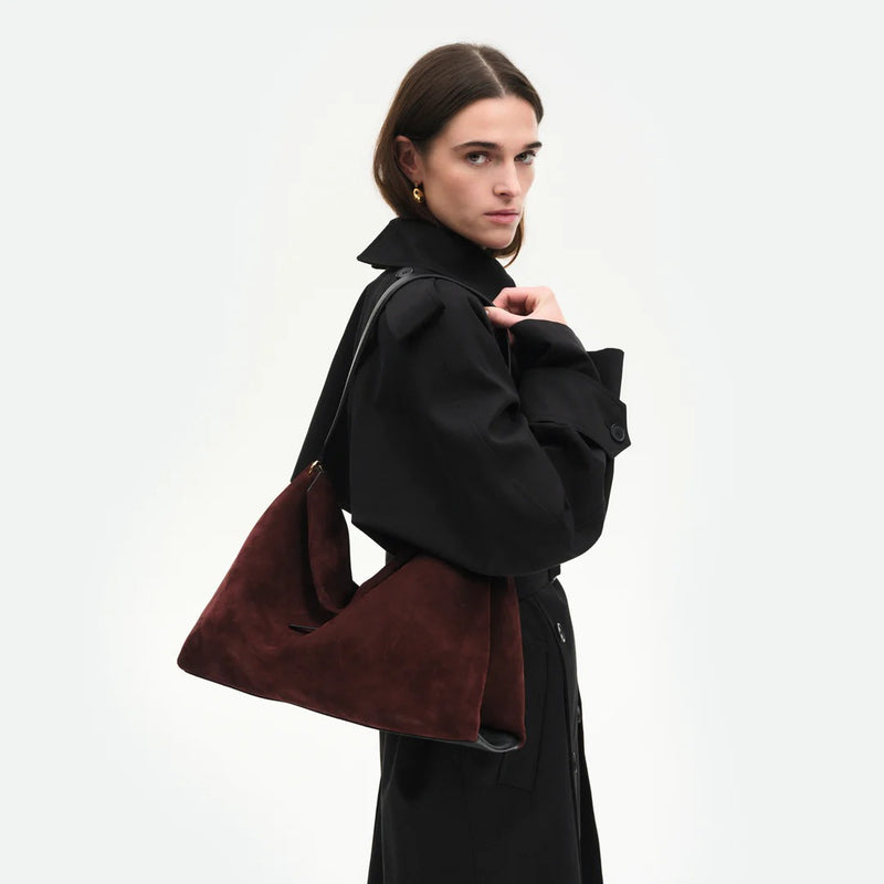 ペネロペ トートバッグ - ACAI SUEDE_BLACK