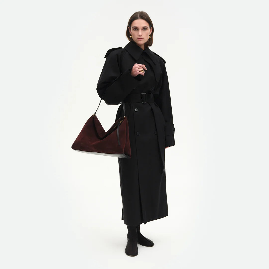 ペネロペ トートバッグ - ACAI SUEDE_BLACK