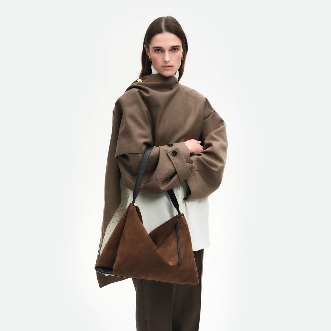 ペネロペ トートバッグ - PALISSANDER SUEDE_BLACK