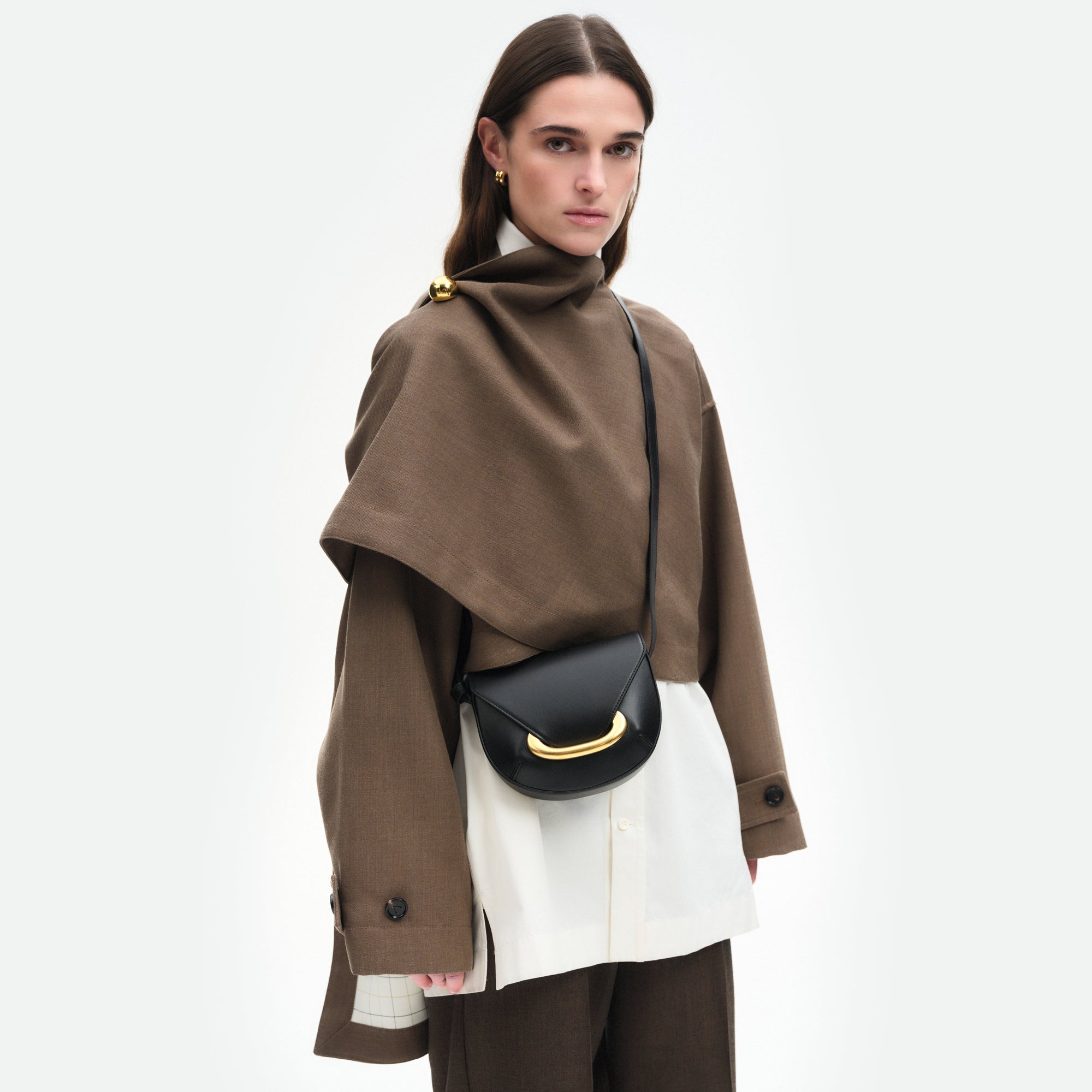 ヴェネト クロスボディバッグ スモール - BLACK